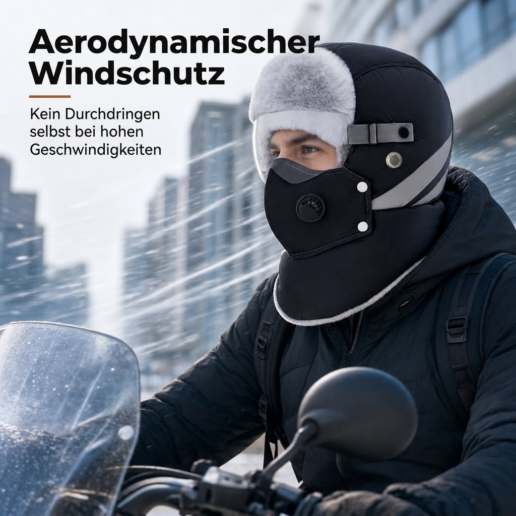 📦 Winddichter winterlicher Wärme-Trapperhut mit integrierter Gesichtsmaske
