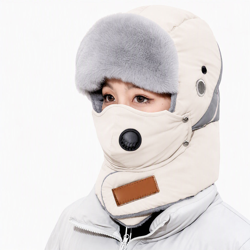 📦 Winddichter winterlicher Wärme-Trapperhut mit integrierter Gesichtsmaske
