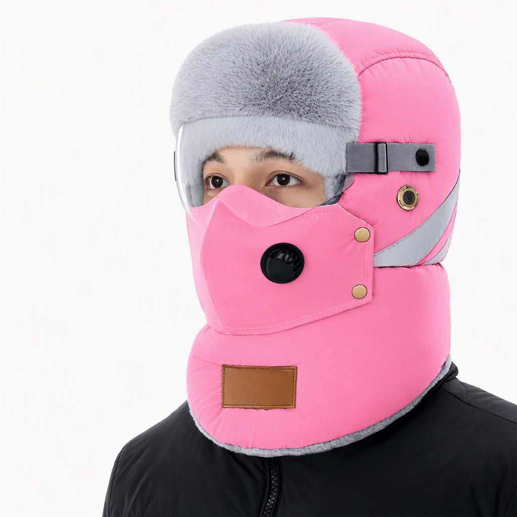 📦 Winddichter winterlicher Wärme-Trapperhut mit integrierter Gesichtsmaske