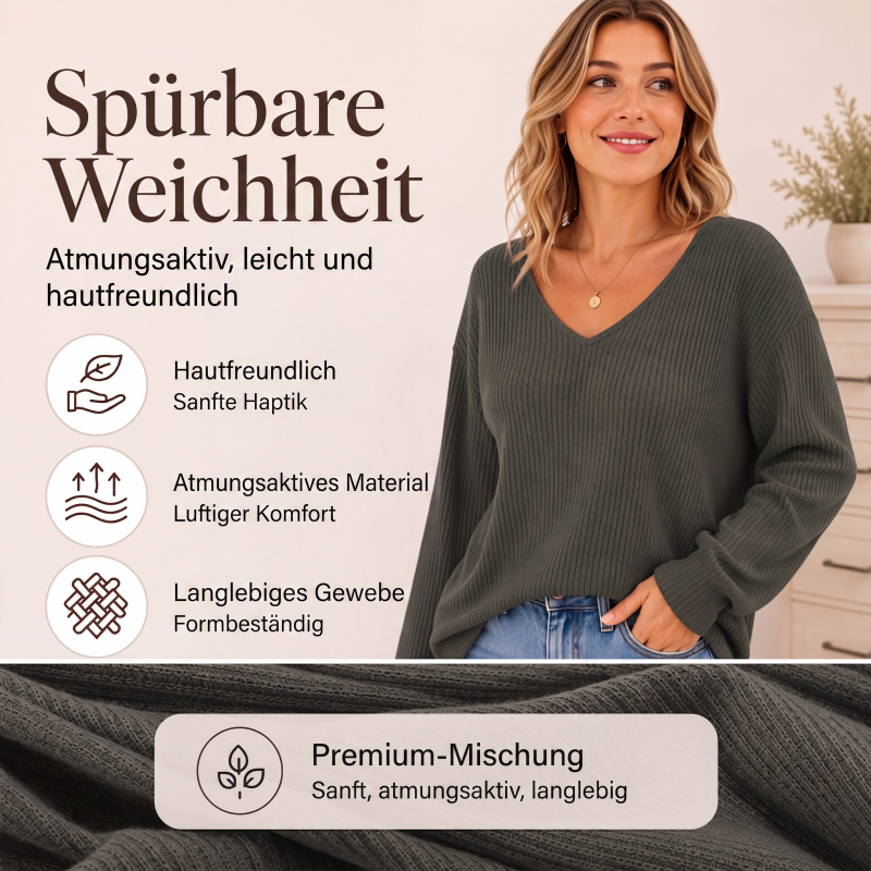 📢📢🎉✨Elegantes Strickoberteil für Damen mit Schleife am Rücken