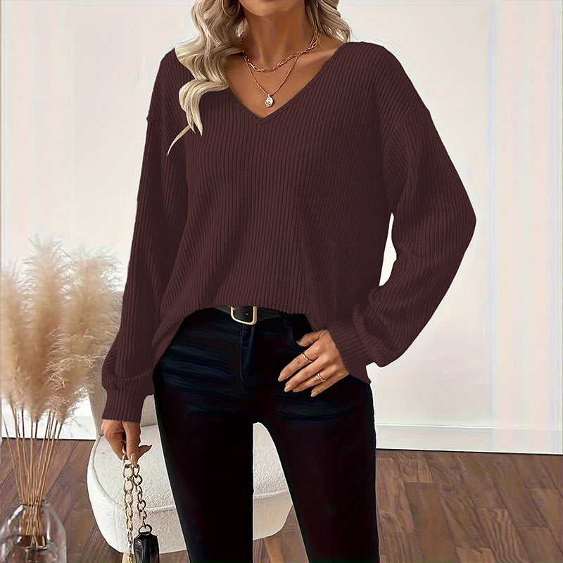 📢📢🎉✨Elegantes Strickoberteil für Damen mit Schleife am Rücken