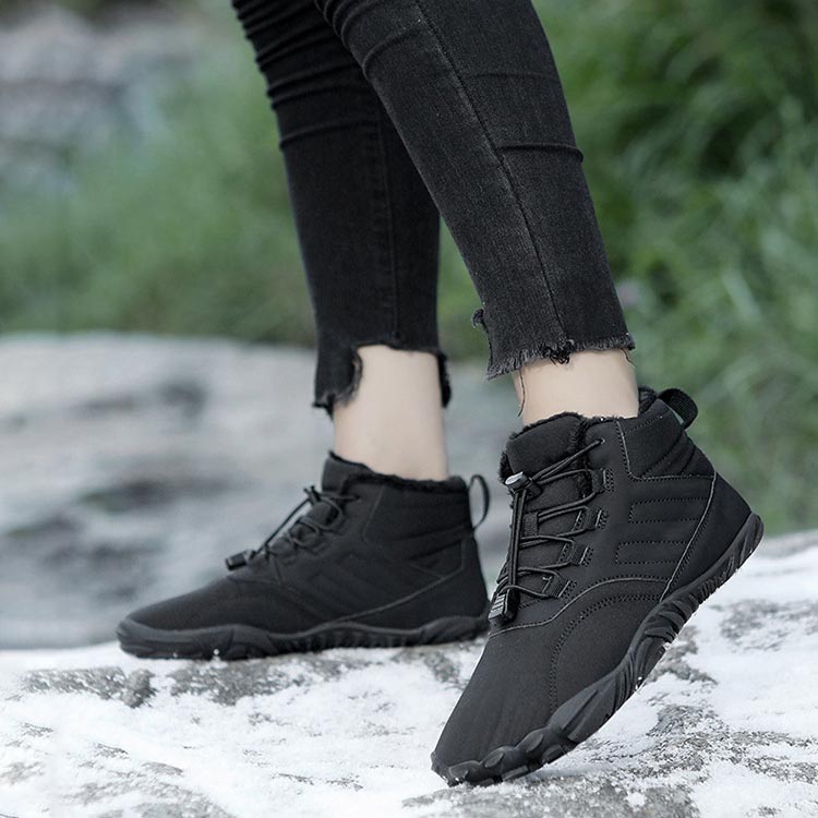 Tolles Geschenk! Wasserdichte, verdickte, plüschgefütterte Wanderschuhe🔥Kostenloser Versand