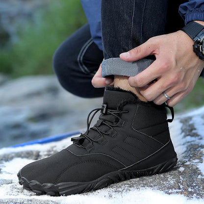 Tolles Geschenk! Wasserdichte, verdickte, plüschgefütterte Wanderschuhe🔥Kostenloser Versand