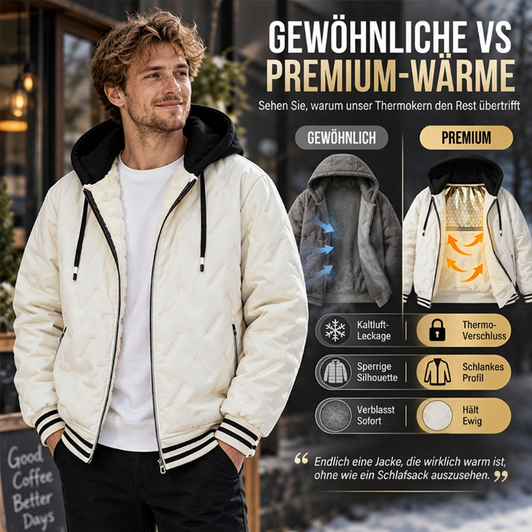 📢🎉50%Rabatt!!!🛍️✨Warme Winterkapuzenjacke fuer Herren