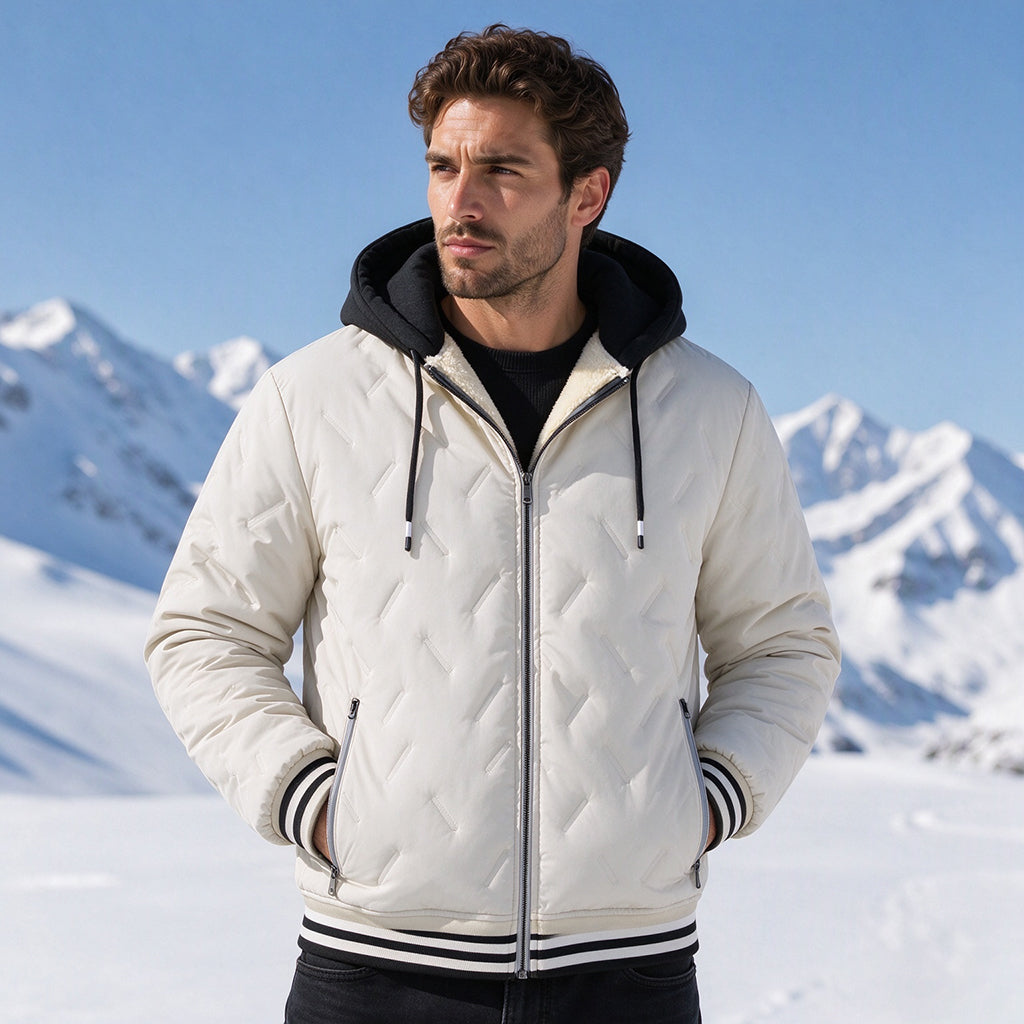 📢🎉50%Rabatt!!!🛍️✨Warme Winterkapuzenjacke fuer Herren