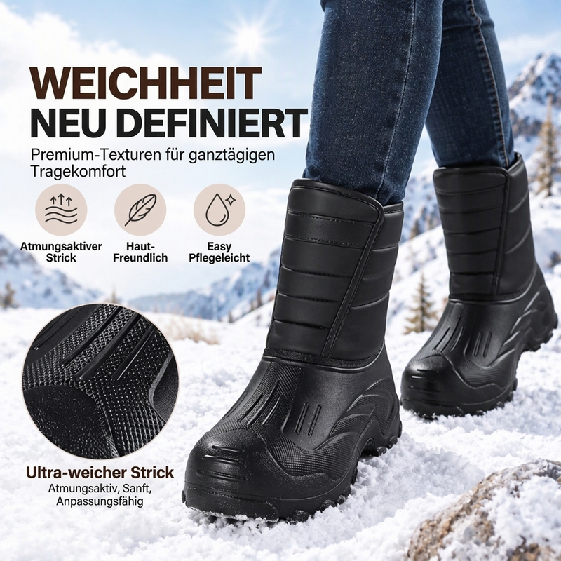 💥💥 Unisex wasserdichte Schneestiefel mit Plüschfutter