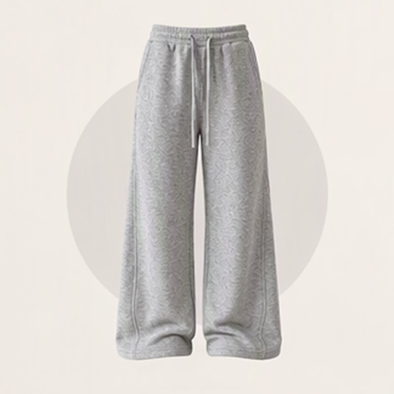 Bequeme Damen-Freizeit-Hose mit weitem Bein