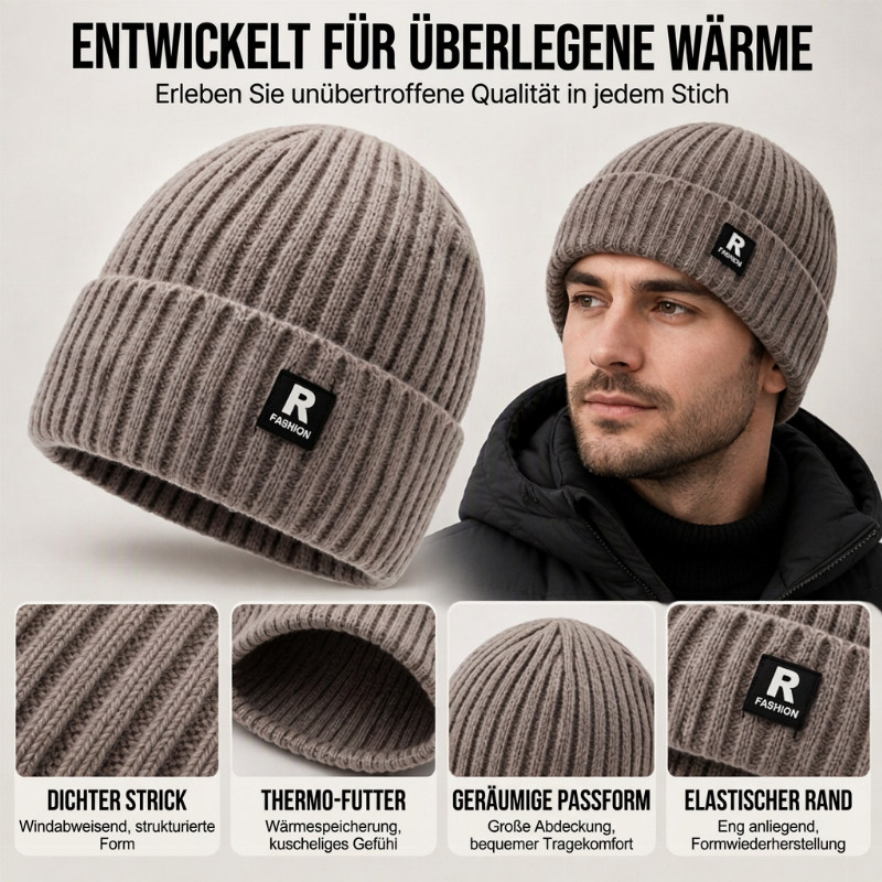 📢📢 Lässige warme Strick-Mütze für Herren