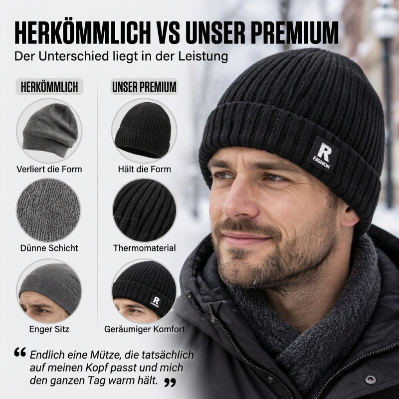 📢📢 Lässige warme Strick-Mütze für Herren