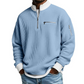 🔥Beliebtes Produkt ！✨Herren Waffelstrick-Pullover mit Viertelreißverschluss