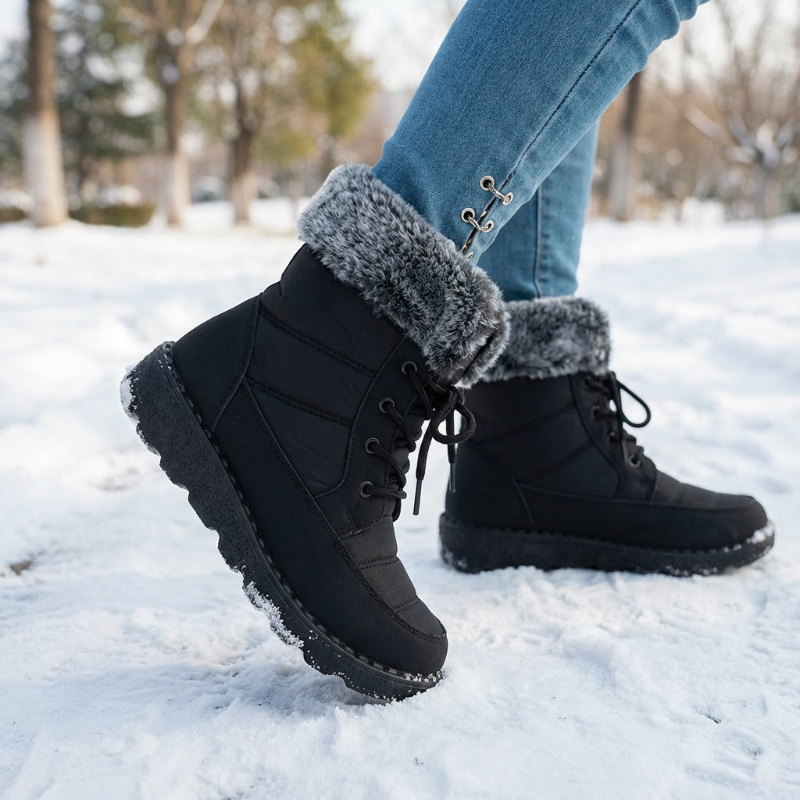 🔥  Bequeme warme Stiefel mit rutschfester Sohle
