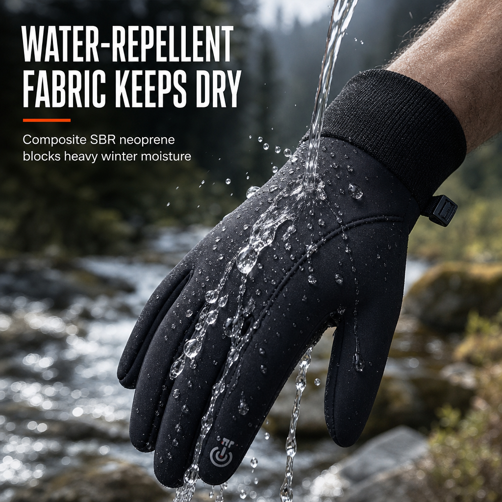 🧤 Thermo Winterhandschuhe, wasserabweisend, Touchscreen tauglich ❄️