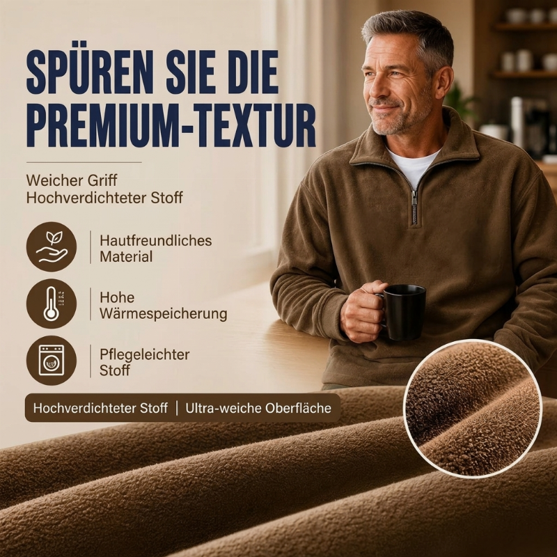 🔥🔥 Lässiges Viertelreißverschluss-Sweatshirt für Herren