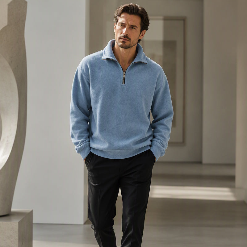 🔥🔥 Lässiges Viertelreißverschluss-Sweatshirt für Herren