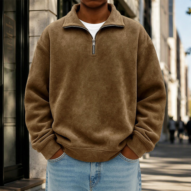 🔥🔥 Lässiges Viertelreißverschluss-Sweatshirt für Herren