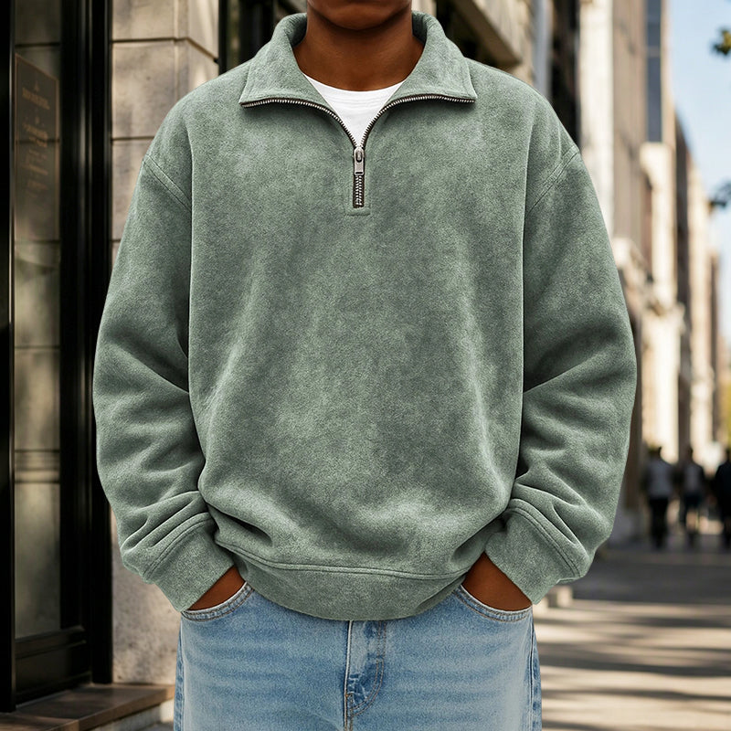 🔥🔥 Lässiges Viertelreißverschluss-Sweatshirt für Herren