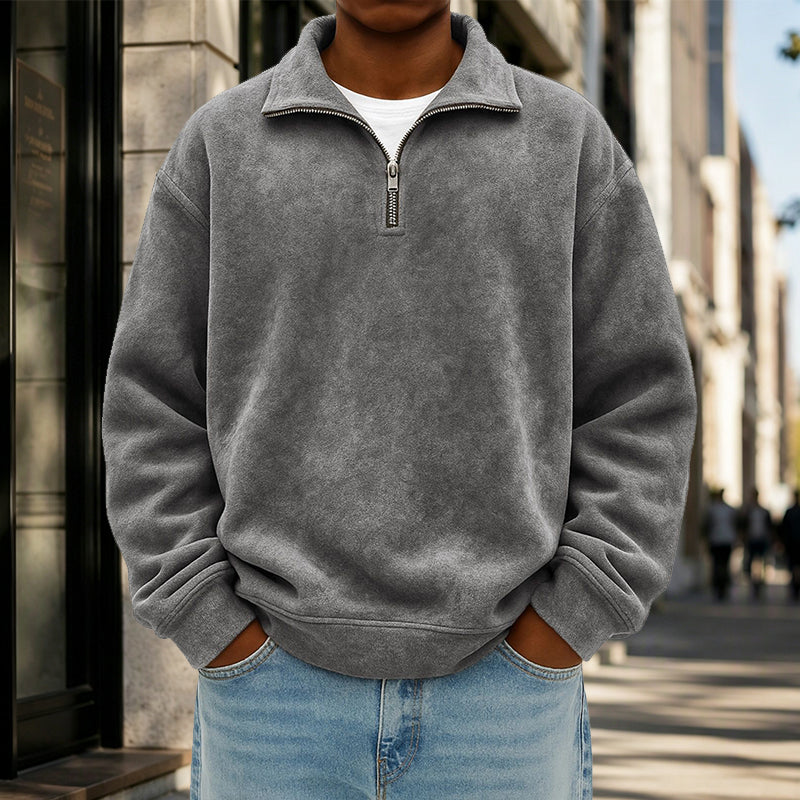 🔥🔥 Lässiges Viertelreißverschluss-Sweatshirt für Herren