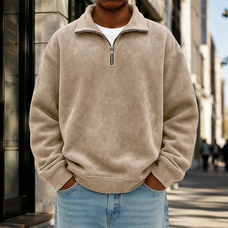 🔥🔥 Lässiges Viertelreißverschluss-Sweatshirt für Herren