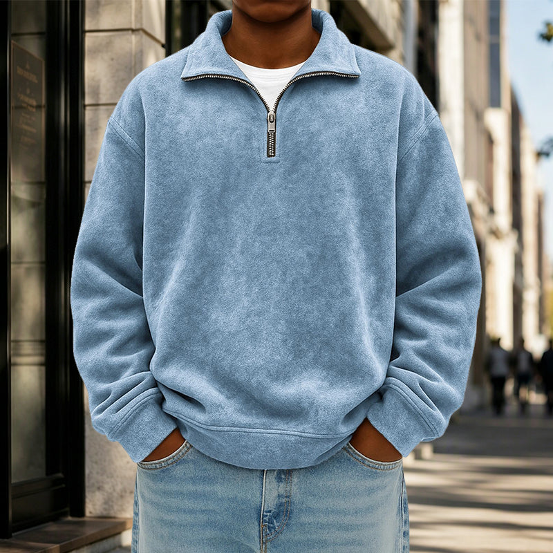 🔥🔥 Lässiges Viertelreißverschluss-Sweatshirt für Herren