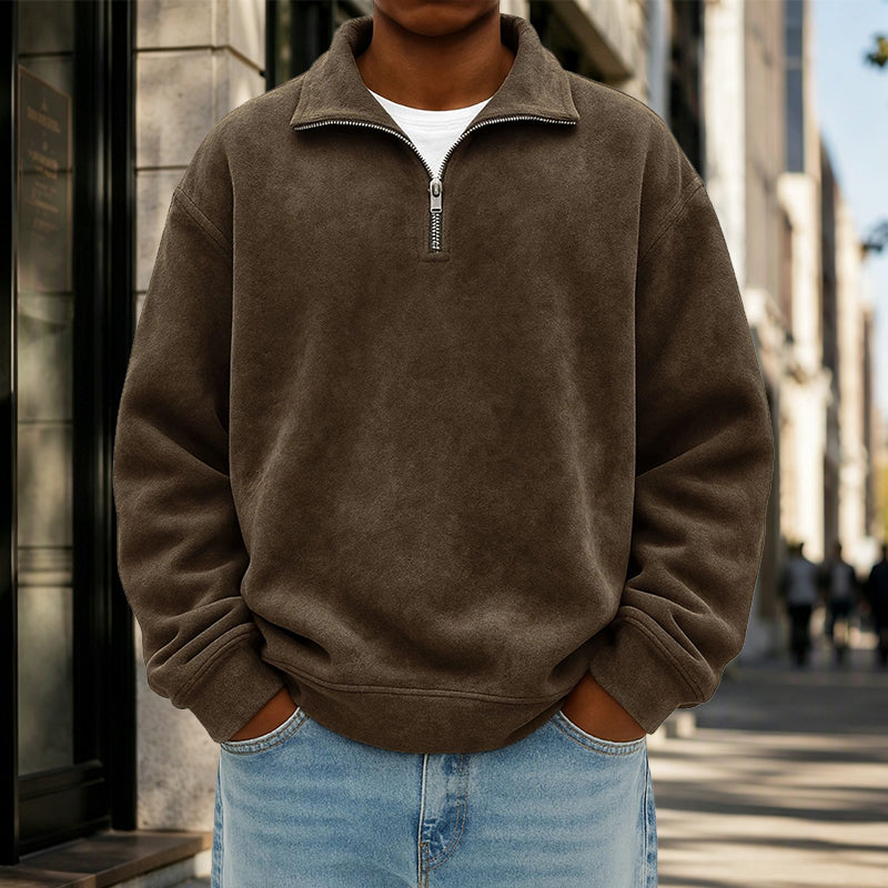 🔥🔥 Lässiges Viertelreißverschluss-Sweatshirt für Herren