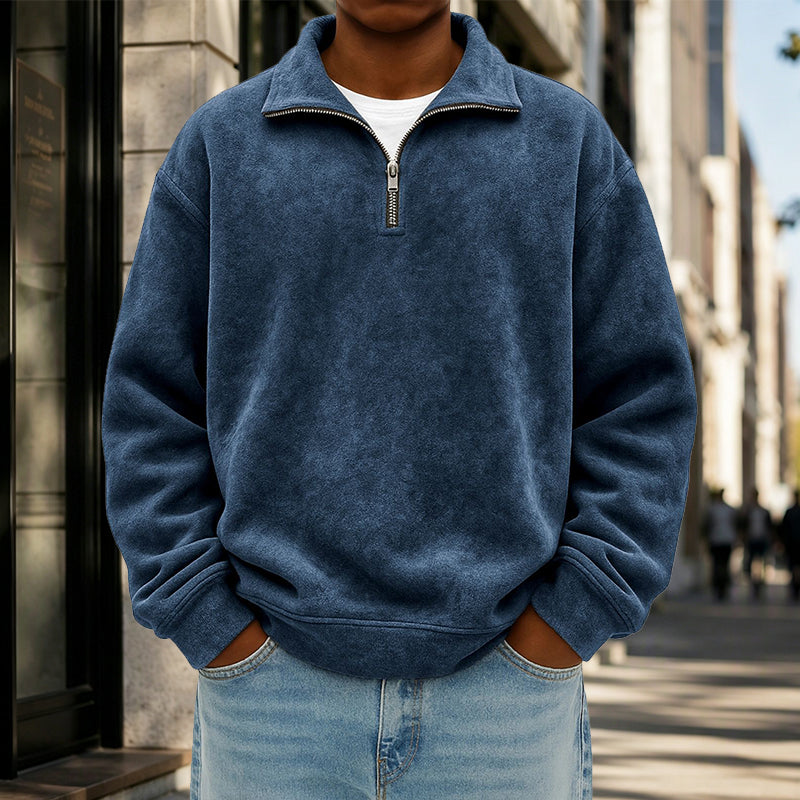 🔥🔥 Lässiges Viertelreißverschluss-Sweatshirt für Herren