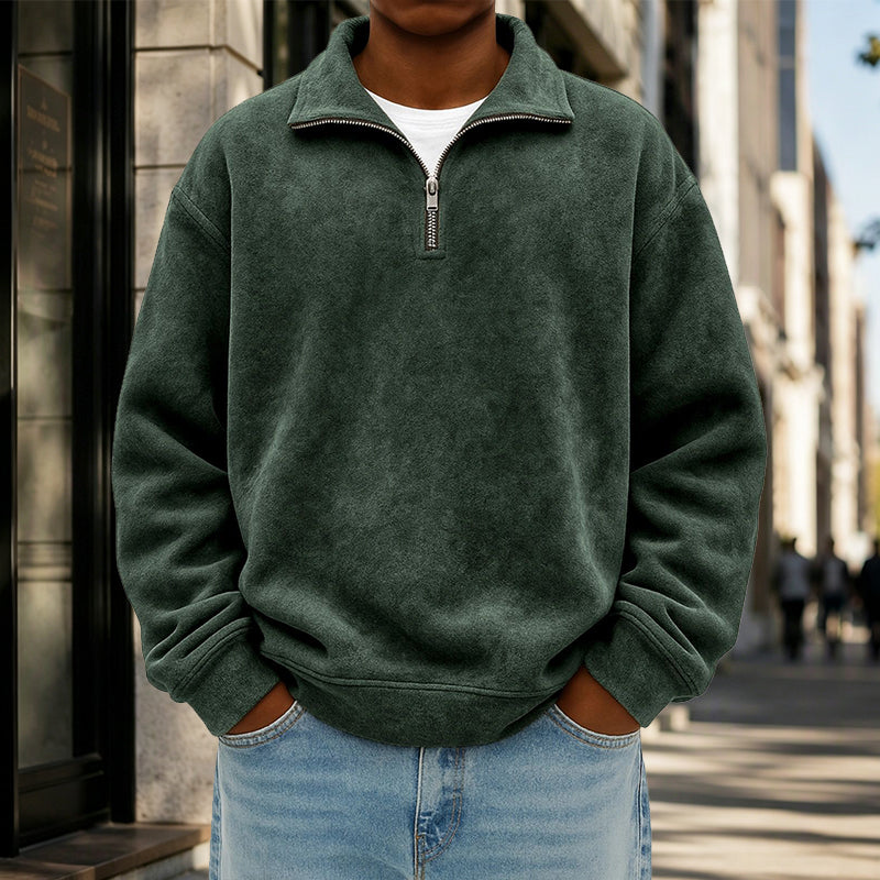🔥🔥 Lässiges Viertelreißverschluss-Sweatshirt für Herren