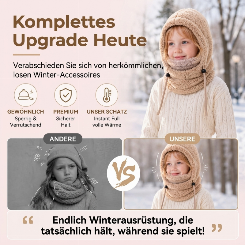 ❄️🧒 Kinder Winddichte Wärmende Fahrrad-Sturmhaube | Warm & Sicher – Perfekt für kalte Fahrradtouren ✨