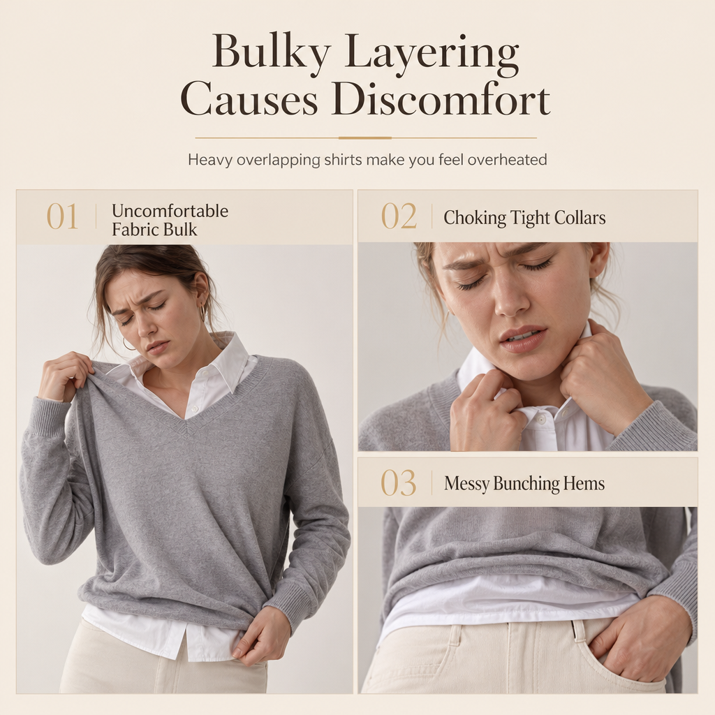 📢🎉🛍️✨Lässiger zweiteiliger Strickpullover mit V-Ausschnitt und Knopfdetails