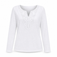 🔥 ✨Bohemische Damen-Bluse aus Spitze mit V-Ausschnitt, langen Ärmeln und lockerer Passform