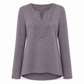 🔥 ✨Bohemische Damen-Bluse aus Spitze mit V-Ausschnitt, langen Ärmeln und lockerer Passform