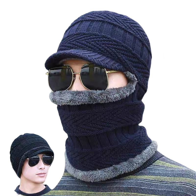 🔥 🎉 Warme 3-in-1 Winter-Balaclava mit Wärmehaube und Visier – winddicht, bequem & vielseitig