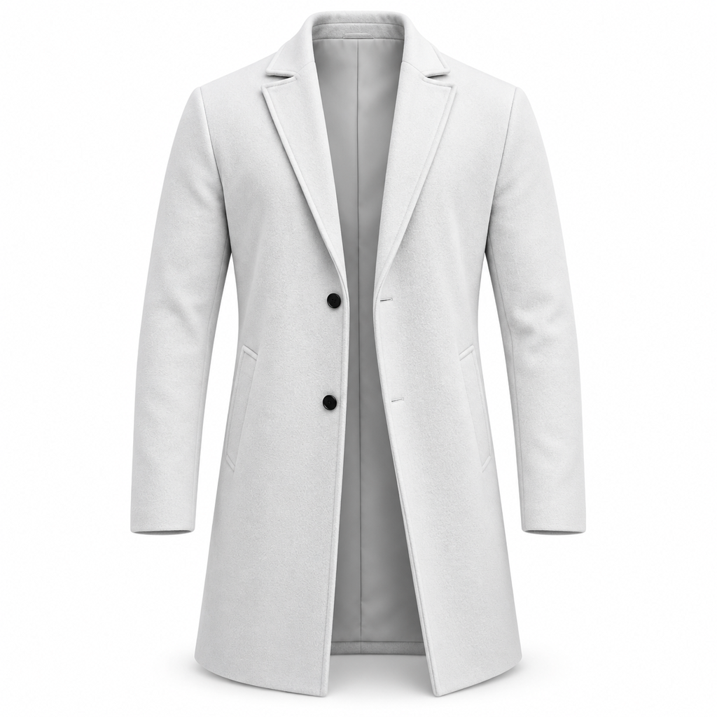 📢🎉🛍️✨Klassischer einreihiger Trenchcoat für Herren, Business-Casual Premium Windbreaker