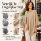 🧶Weicher Strick-Poncho-Schal für Damen, locker sitzender Strick-Überwurf✨