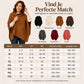 🧶Weicher Strick-Poncho-Schal für Damen, locker sitzender Strick-Überwurf✨