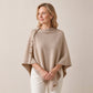 🧶Weicher Strick-Poncho-Schal für Damen, locker sitzender Strick-Überwurf✨