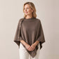 🧶Weicher Strick-Poncho-Schal für Damen, locker sitzender Strick-Überwurf✨