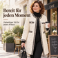 ✨Neu Eingetroffen! Steppjacke für Damen, mittellang, Wattierung