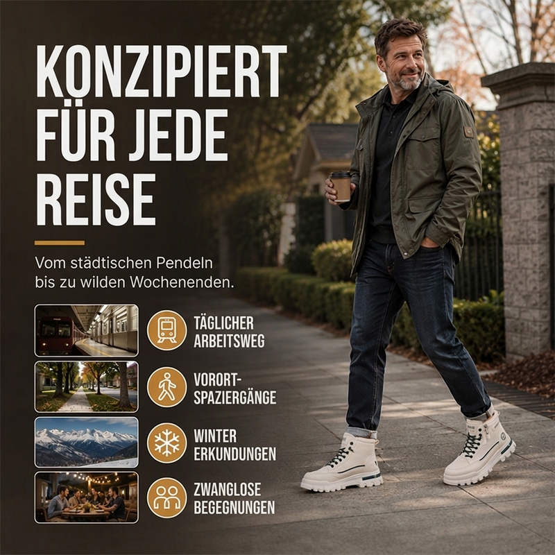 ❄️🥾 Warme Winterstiefel für Herren mit rutschfester Sohle & weichem Futter | Keine kalten Füße, kein Ausrutschen – Warm & sicher durch den Winter ✨
