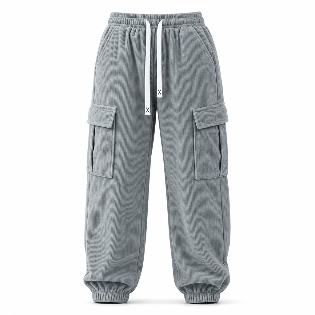 Freizeit-Jogginghose aus Cord für Damen