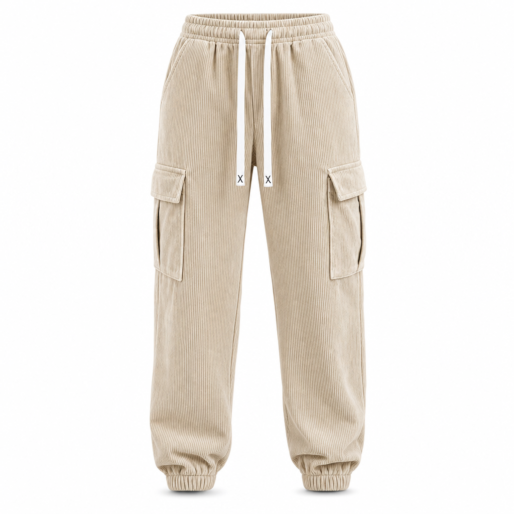 Freizeit-Jogginghose aus Cord für Damen