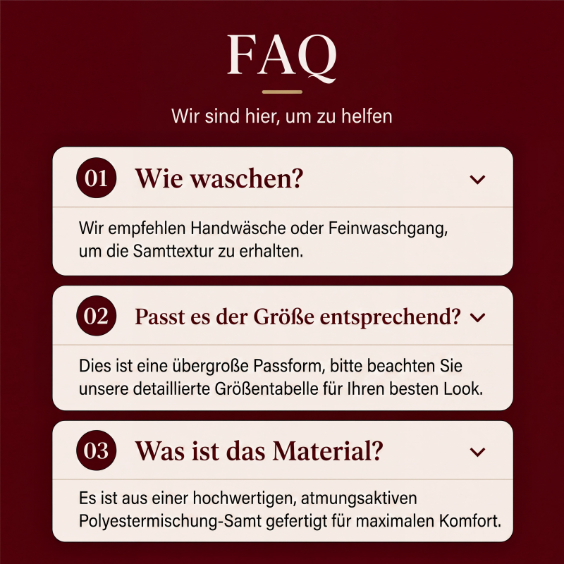 Samt-Kapuzenpullover für Damen