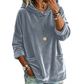 Samt-Kapuzenpullover für Damen