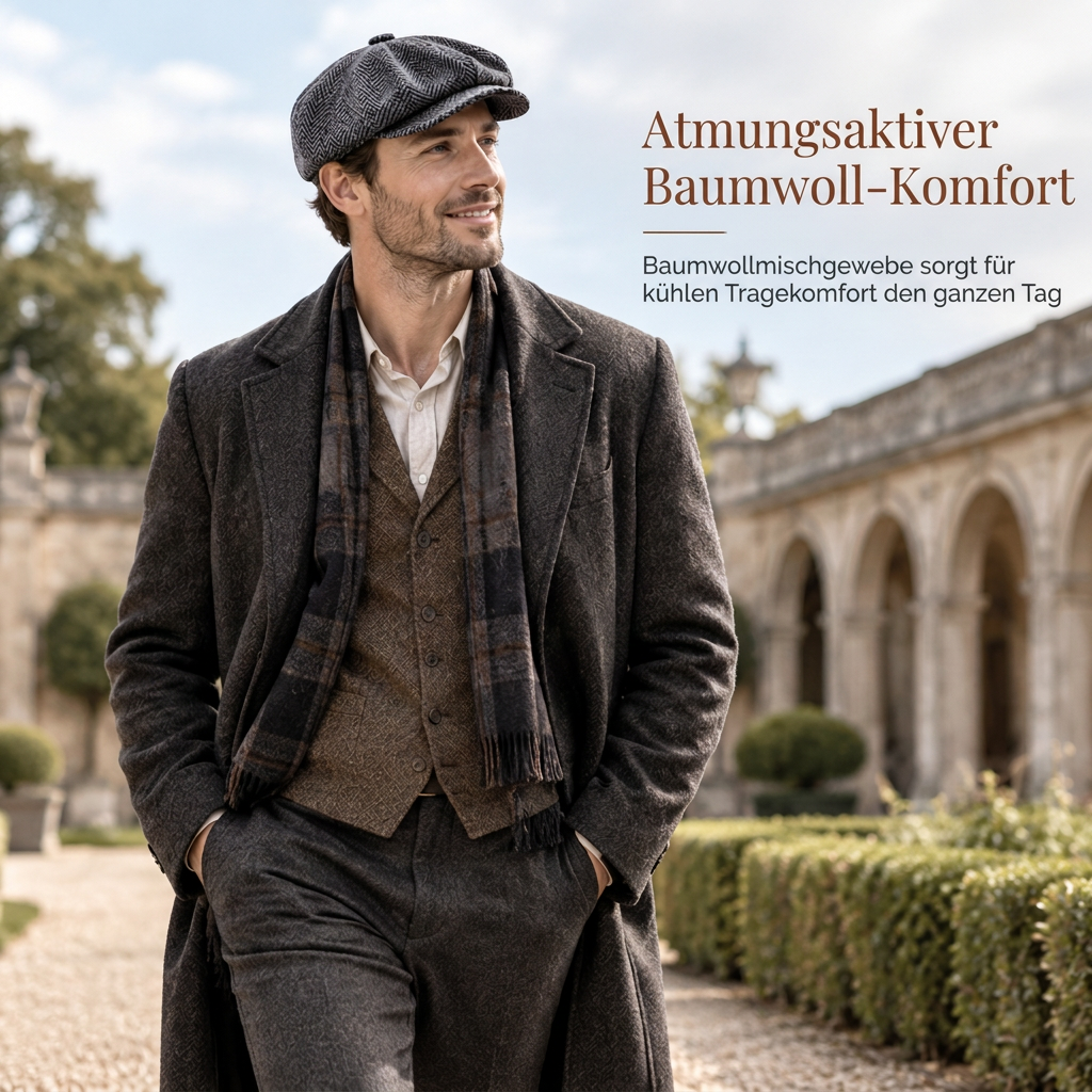 📢🎉🛍️✨Vintage British Stil Newsboy Kappe für Herren und Damen Klassisch Casual Flache Kappe Achteckige Baskenmütze