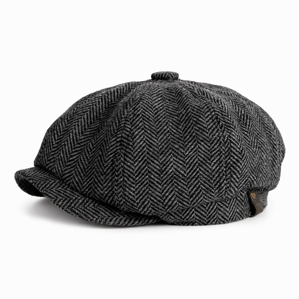 📢🎉🛍️✨Vintage British Stil Newsboy Kappe für Herren und Damen Klassisch Casual Flache Kappe Achteckige Baskenmütze