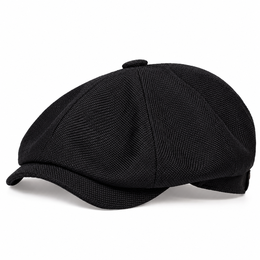 📢🎉🛍️✨Vintage British Stil Newsboy Kappe für Herren und Damen Klassisch Casual Flache Kappe Achteckige Baskenmütze