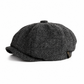 📢🎉🛍️✨Vintage British Stil Newsboy Kappe für Herren und Damen Klassisch Casual Flache Kappe Achteckige Baskenmütze