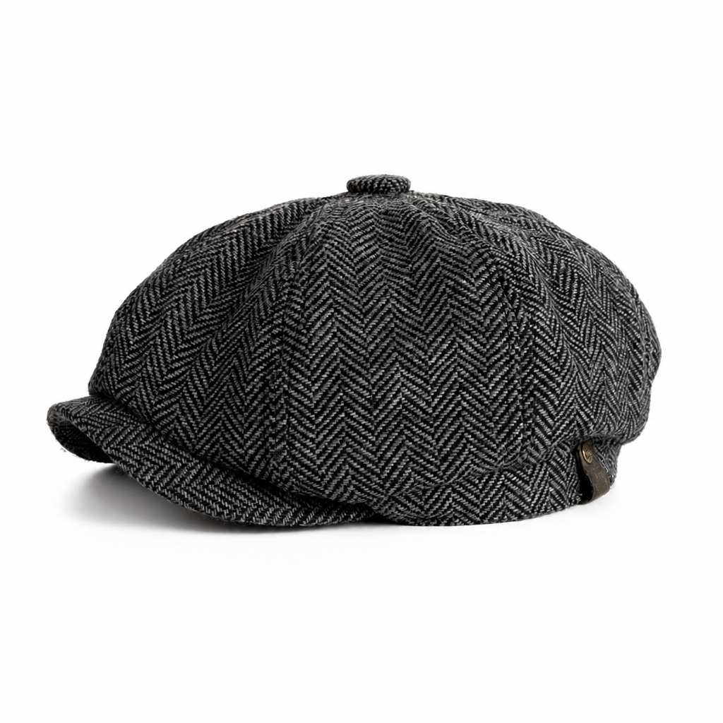 📢🎉🛍️✨Vintage British Stil Newsboy Kappe für Herren und Damen Klassisch Casual Flache Kappe Achteckige Baskenmütze