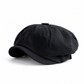 📢🎉🛍️✨Vintage British Stil Newsboy Kappe für Herren und Damen Klassisch Casual Flache Kappe Achteckige Baskenmütze