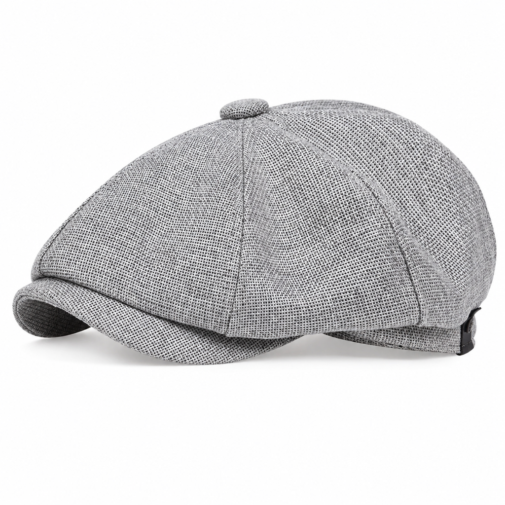 📢🎉🛍️✨Vintage British Stil Newsboy Kappe für Herren und Damen Klassisch Casual Flache Kappe Achteckige Baskenmütze