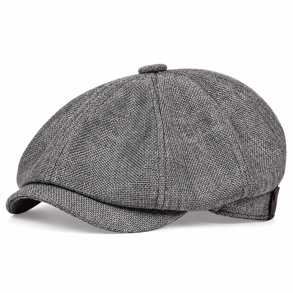 📢🎉🛍️✨Vintage British Stil Newsboy Kappe für Herren und Damen Klassisch Casual Flache Kappe Achteckige Baskenmütze